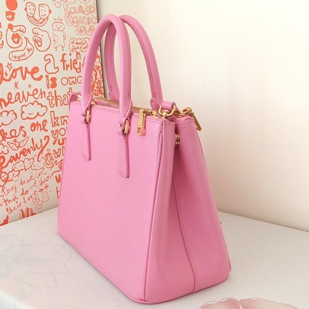 Prada pink Galleria Saffiano leather bag - Picture 5 of 17